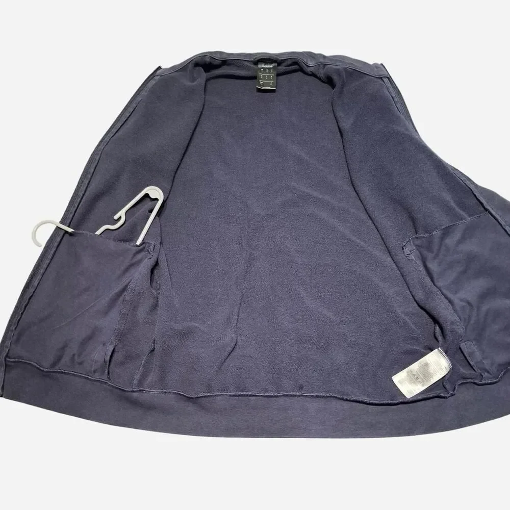 Adidas Men's Navy and White Jacket Size M